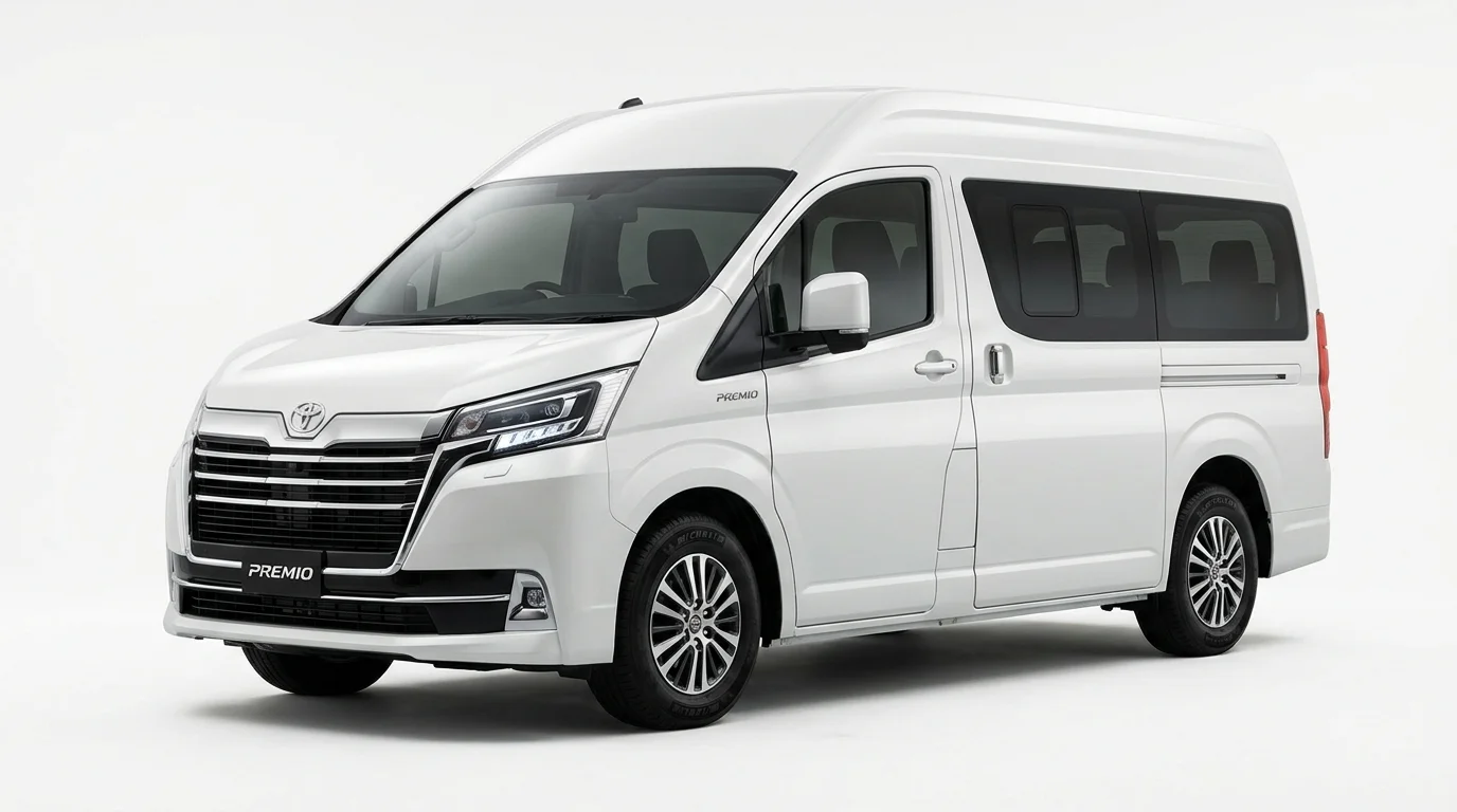 Toyota HiAce Premio executive luxury minibus charter in Bali