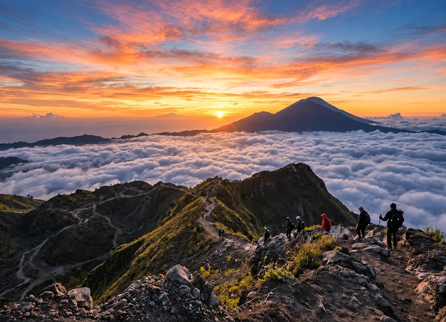 Mount Batur Sunrise Jeep & Hot Spring Tour