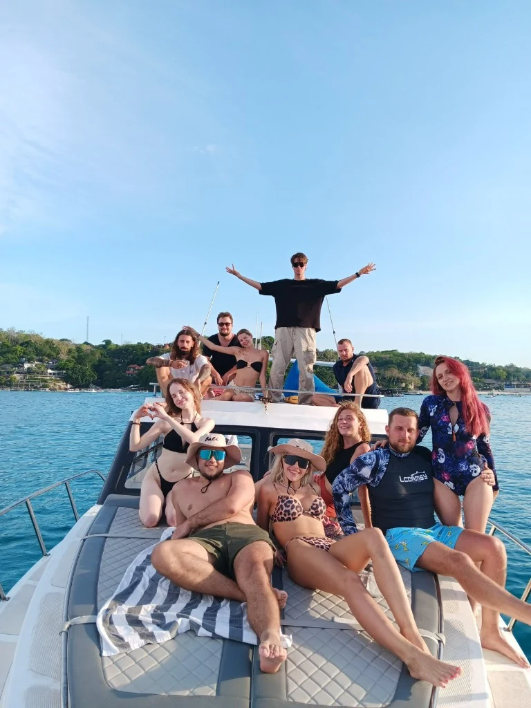 Front Deck Celebration · Group Charter Experience