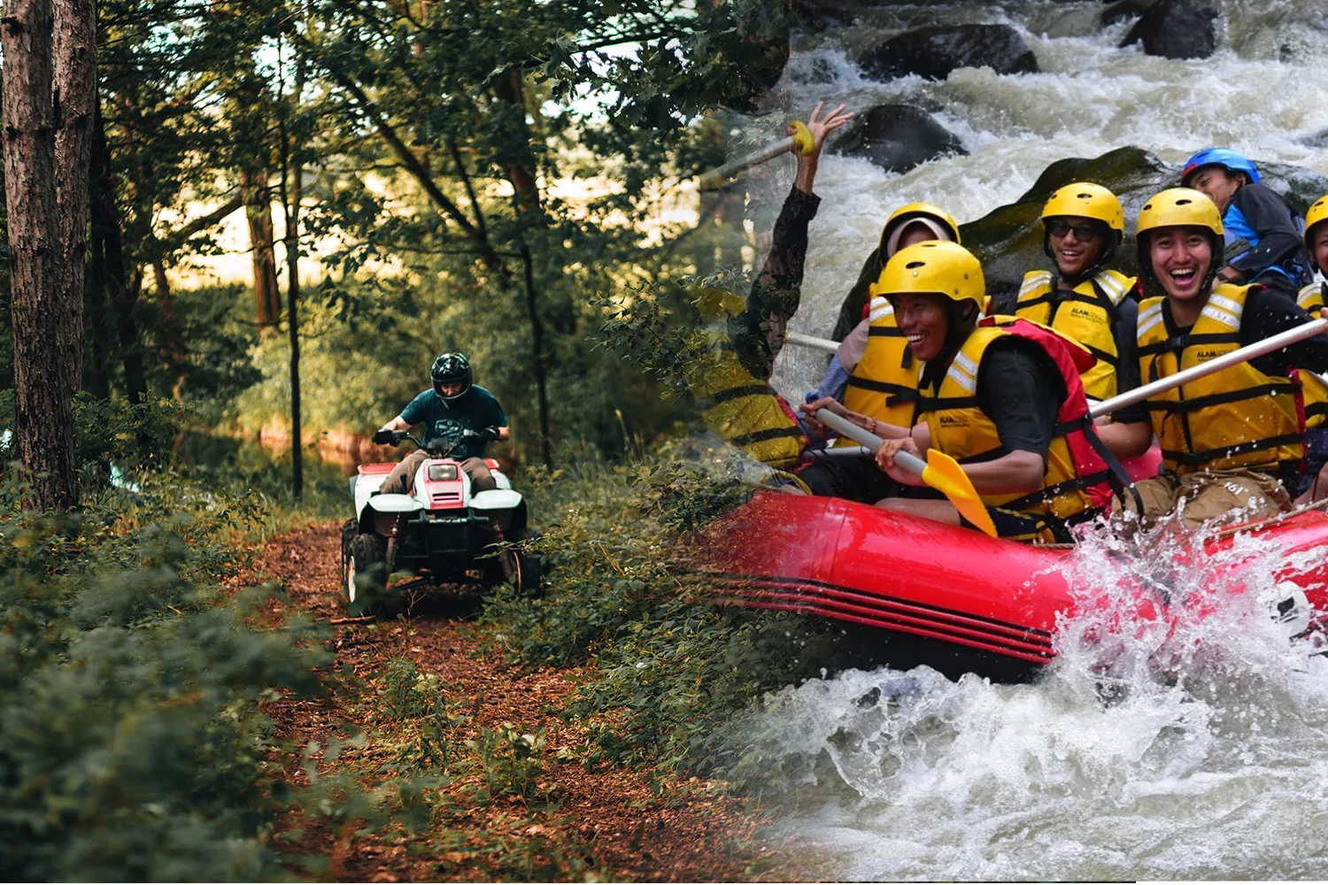 Ubud ATV + Ayung Rafting Combo
